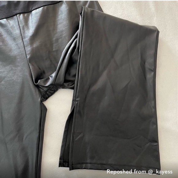 HATCH Collective Maternity Vegan Stretch Leather Flare - Picture 10 of 10